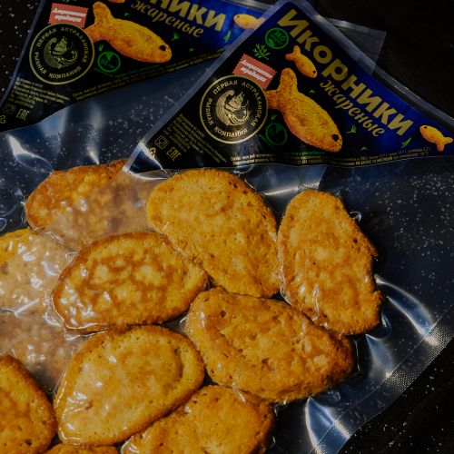 Икорники жареные — оладьи из рыбной икры